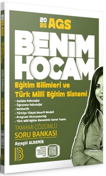  Benim Hocam 2026 MEB AGS Eğitim Bilimleri Gelişim ve Öğrenme Psikolojisi Soru Bankası