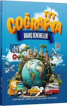 Coğrafya Gurmesi Yayınları TYT Coğrafya 45 x 5 Branş Denemeleri