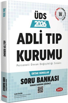  Data Yayınları 2026 ÜDS Adli Tıp Kurumu Ortak Konular Soru Bankası