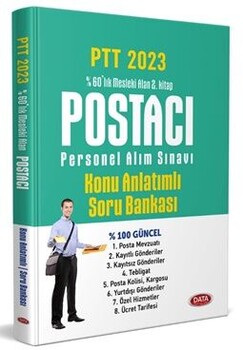  Data Yayınları Postacı Personel Alım Sınavı Konu Anlatımlı Soru Bankası