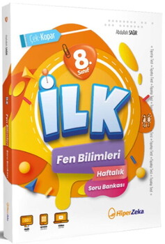  Hiper Zeka Yayınları 8. Sınıf İlk Fen Bilimleri Soru Bankası