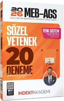 İndeks Akademi 2026 MEB AGS Sözel Yetenek 20 Deneme
