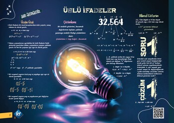  KR Akademi 8. Sınıf LGS Matematik Poster Notlar