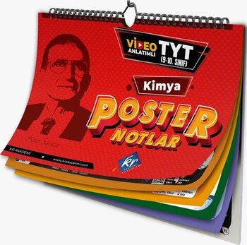  KR Akademi TYT Kimya Poster Notlar