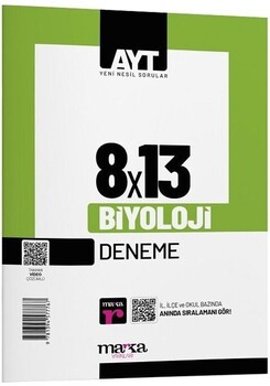  Marka Yayınları AYT Biyoloji 8 x 13 Deneme