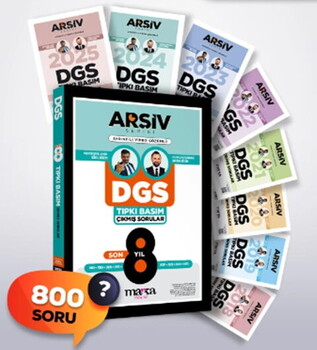 Marka Yayınları DGS Arşiv Serisi Tıpkı Basım Son 8 Yıl Fasikül Fasikül Çıkmış Sorular