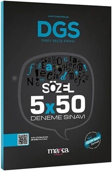  Marka Yayınları  DGS Sözel 5x50 Deneme PDF Çözümlü