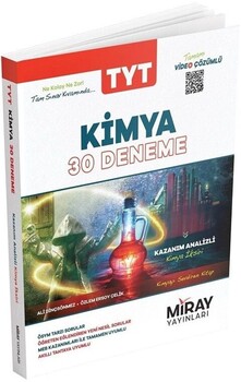  Miray Yayınları TYT Kimya Video Çözümlü 30 Deneme