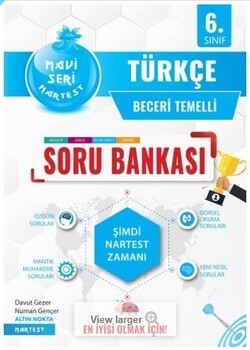  Nartest 6. Sınıf Mavi Türkçe Soru Bankası