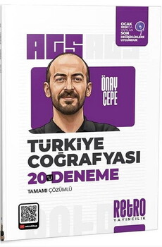  Retro Yayıncılık 2026 MEB AGS Türkiye Coğrafyası 20 Deneme