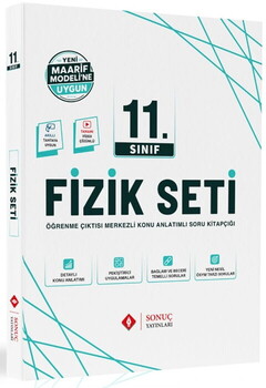 Sonuç Yayınları 11. Sınıf Fizik Maarif Modele Uygun Soru Bankası Modüller Set
