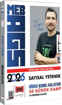  Yargı Yayınları 2026 MEB AGS Öğretmen Adayları İçin Sayısal Yetenek 30 Günde Kamp Kitabı