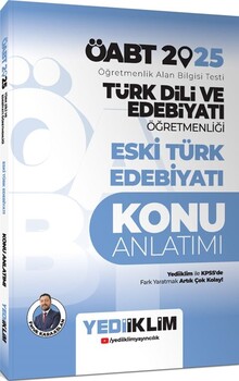  Yediiklim  2025 ÖABT Türk Dili ve Edebiyatı Öğretmenliği Eski Türk Edebiyatı Konu Anlatımı