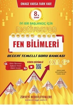  Omage Yayınları 8. Sınıf Omage Motivasyon Fen Bilimleri Soru Bankası
