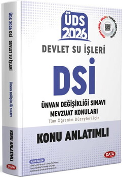 Data Yayınları 2026 ÜDS Devlet Su İşleri Konu Anlatımlı