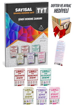  Ders Ortamı 2025 TYT Sayısal 6 Fasikül 39 Deneme Sınavı Seti - Defter Hediyeli