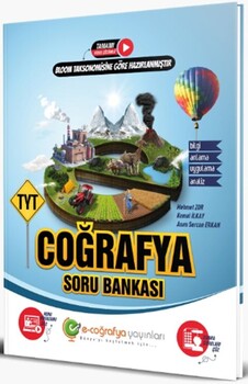  E-coğrafya Yayınları TYT Coğrafya Soru Bankası