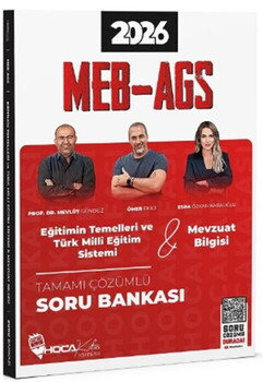  Hoca Kafası 2026 MEB AGS Eğitimin Temelleri ve Türk Milli Eğitim Sistemi Mevzuat Bilgisi Soru Bankası