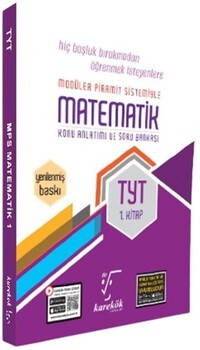  Karekök Yayınları TYT Matematik MPS Konu Anlatımı Soru Bankası 1. Kitap