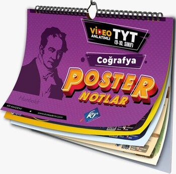  KR Akademi TYT Coğrafya Poster Notlar