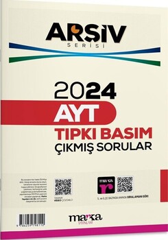 Marka Yayınları 2024 AYT Arşiv Serisi Tıpkı Basım Çıkmış Sorular