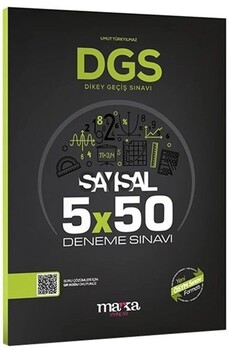  Marka Yayınları  DGS Sayısal 5x50 Deneme PDF Çözümlü