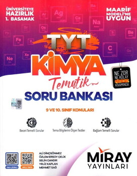 Miray Yayınları TYT Kimya Maarif Model Tematik Soru Bankası