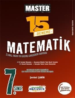  Okyanus Yayınları 7. Sınıf Master 15 Matematik Denemesi