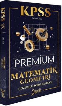  Yetki Yayınları KPSS Matematik Geometri Premium Soru Bankası Çözümlü