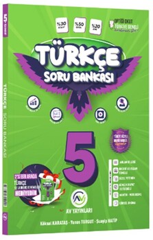  Av Yayınları 5. Sınıf Türkçe Soru Bankası