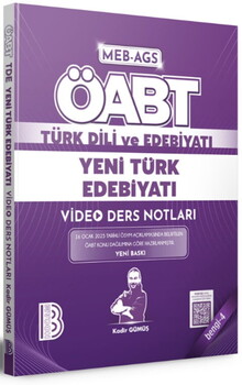 Benim Hocam MEB AGS ÖABT Türk Dili ve Edebiyatı Yeni Türk Edebiyatı Video Ders Notları Bengi 4