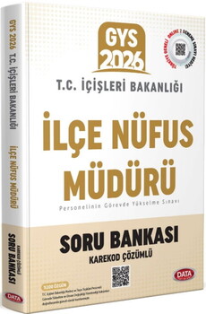  Data Yayınları 2026 GYS T.C. İçişleri Bakanlığı İlçe Nüfus Müdürü Soru Bankası