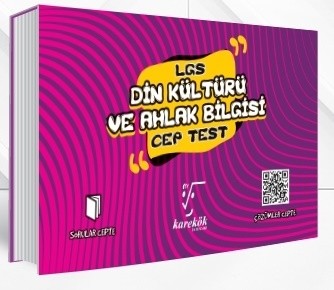  Karekök Yayınları 8. Sınıf LGS Din Kültürü ve Ahlak Bilgisi Cep Test