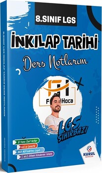  Kurul Yayıncılık 8. Sınıf LGS İnkılap Tarihi Sihirbazı Ders Notlarım