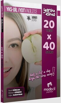  Modadil Yayınları YKS DİL YDT İngilizce Yarım Elma 20 x 40 Mini Test