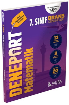 Muba Yayınları 7. Sınıf Deneport Matematik Branş Denemesi