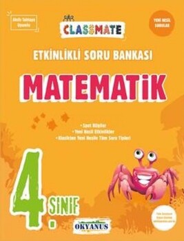  Okyanus Yayınları 4. Sınıf Matematik Classmate Etkinlikli Soru Bankası
