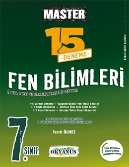  Okyanus Yayınları 7. Sınıf Master 15 Fen Bilimleri Denemesi