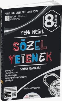  Paragrafın Şifresi Yayınları 8. Sınıf Yeni Nesil Sözel Yetenek Soru Bankası