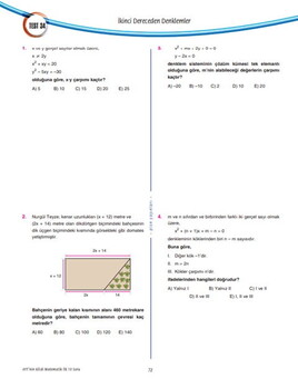 Pion Yayınları AYT Matematik Ders Platosu İlk 10 Soru 2X Hızında Tekrar