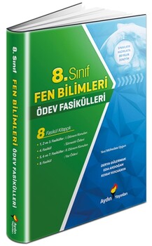  Aydın Yayınları 8. Sınıf Fen Bilimleri Ödev Fasikülleri