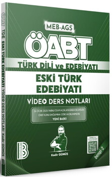 Benim Hocam MEB AGS ÖABT Türk Dili ve Edebiyatı Eski Türk Edebiyatı Video Ders Notları Bengi 2
