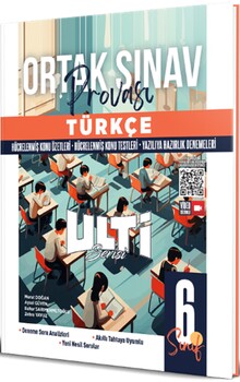  Ulti Yayınları 6. Sınıf Türkçe Ortak Sınav Provası