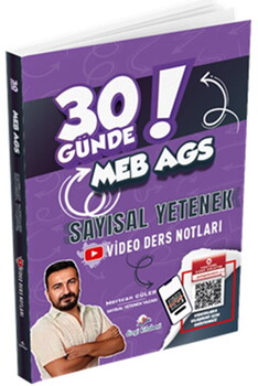  Dizgi Kitap 2026 MEB AGS 30 Günde Sayısal Yetenek Video Ders Notları