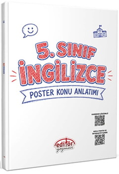 Editör Yayınları 5. Sınıf İngilizce Poster Konu Anlatımlı