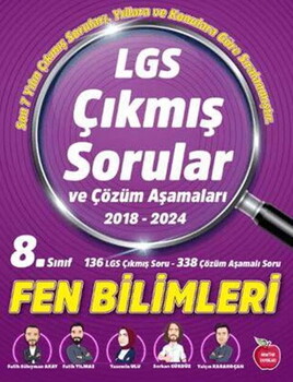  Newton Yayınları 8. Sınıf LGS Fen Bilimleri Çıkmış Sorular