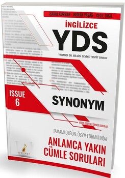  Pelikan Yayınları YDS İngilizce Synonym Issue 6