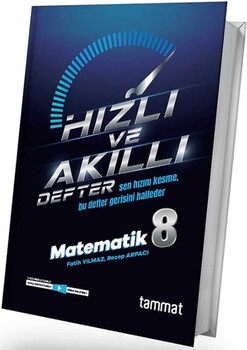  Tammat Yayıncılık 8. Sınıf LGS Matematik Hızlı ve Akıllı Defter