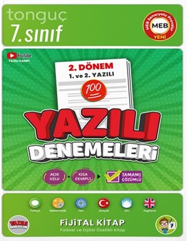 Tonguç Akademi 7. Sınıf Yazılı Denemeleri 2. Dönem 1 ve 2. Yazılı