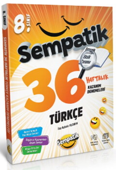  Ünlüler Yayınları 8. Sınıf Türkçe Sempatik 36 Haftalık Kazanım Denemeleri